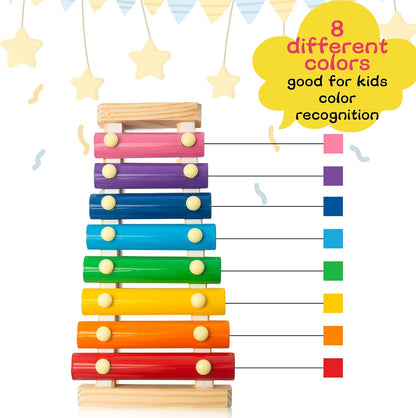 ✨Children's xylophone, xylophone musical toy with child-safe mallets