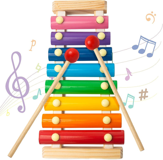 ✨Children's xylophone, xylophone musical toy with child-safe mallets