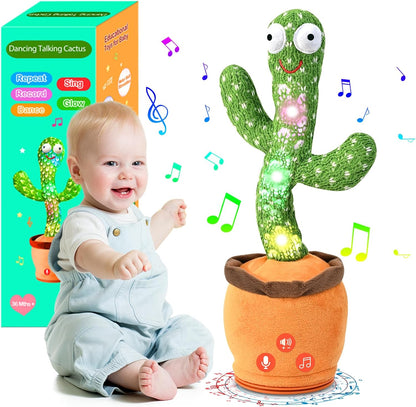 🌵Dancing and talking cactus toy with 120 English songs