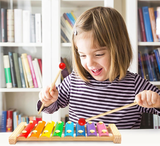 ✨Children's xylophone, xylophone musical toy with child-safe mallets
